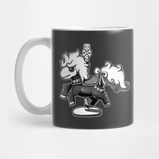 Cute Sugar Skull Horse on a Carousel Mug